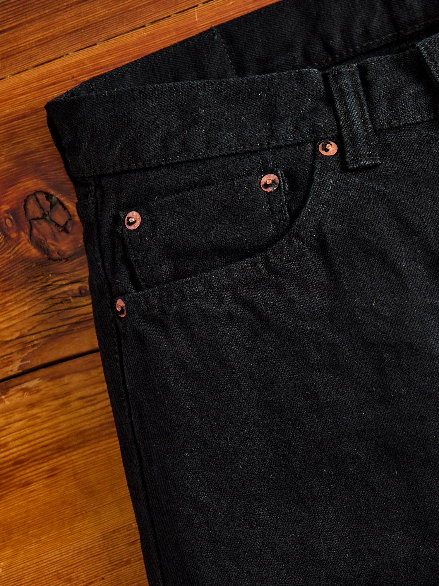 0405SP-OD "Sumi Ink Overdye" 15.7oz Selvedge Denim - High Tapered Fit