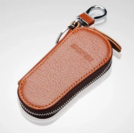 2017 Best Selling Men's 100% Genuine Cow Leather Purse Car Key Wallets Fashion Women Housekeeper Holders carteira chave