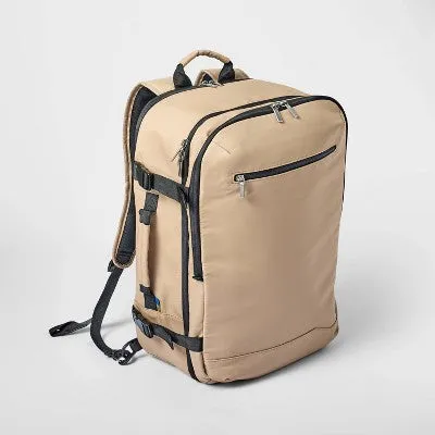 35L Travel Backpack Beige - Open Story️