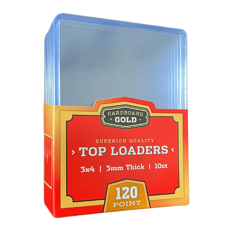 500ct Case Thick Card Toploaders Holders - 3mm - 120pt