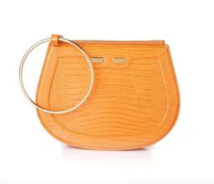 Bene Elle Bangle in Orange Lizard