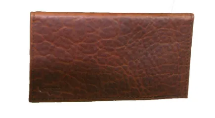 Bison Checkbook Cover