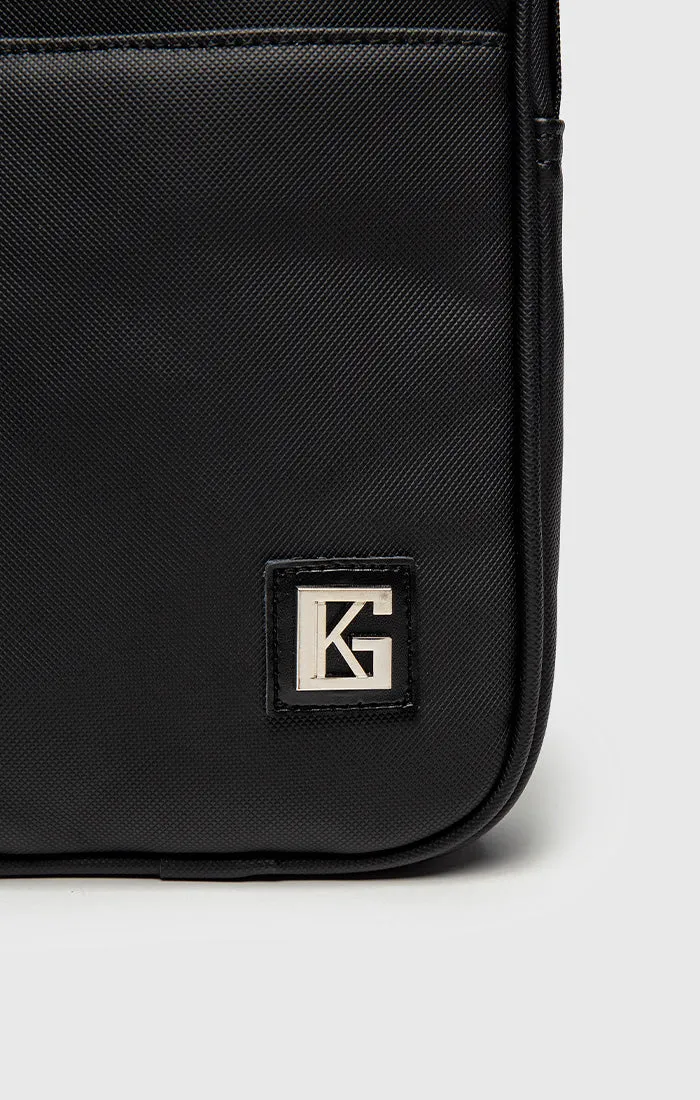 Black iD Vertical Shoulder Bag