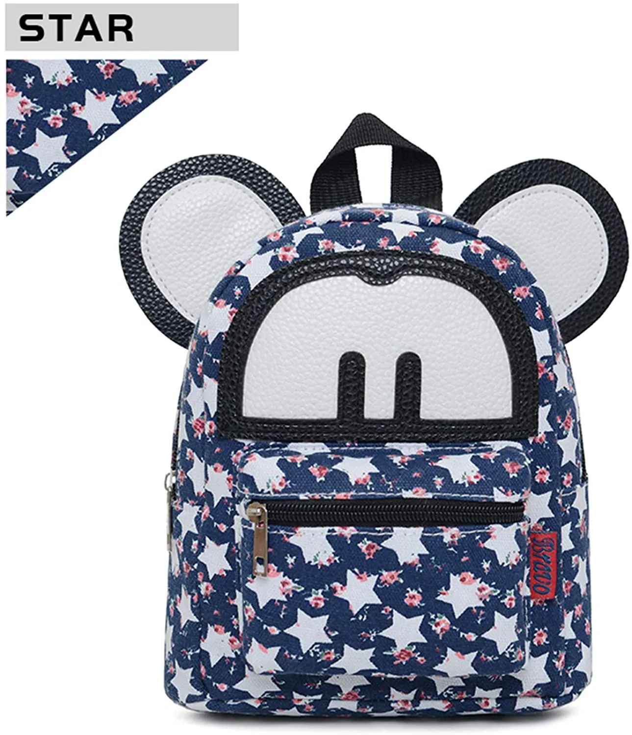 Bravo BTS Mini Ears Backpack, 9" (Star)