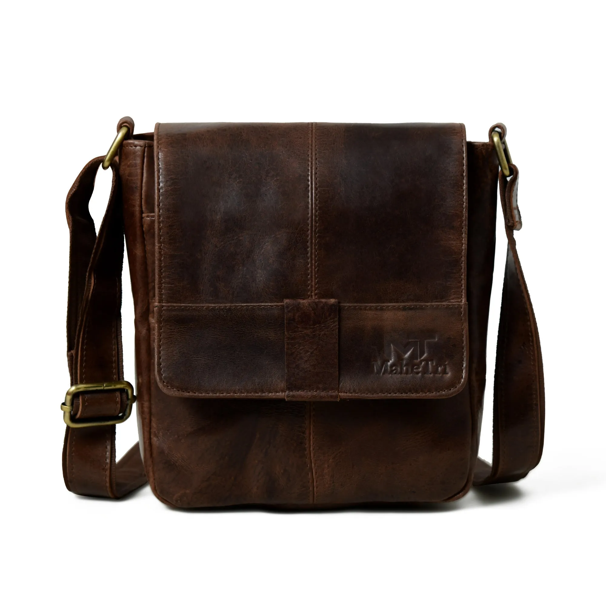 Brown Leather Crossbody Bag