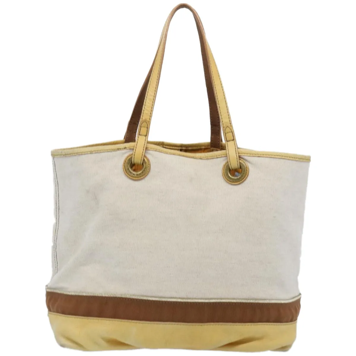 BURBERRY Blue Label Tote Bag Canvas Beige  ti1544