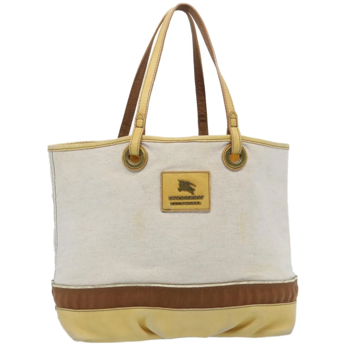 BURBERRY Blue Label Tote Bag Canvas Beige  ti1544