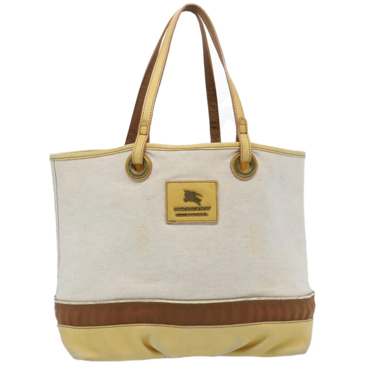 BURBERRY Blue Label Tote Bag Canvas Beige  ti1544