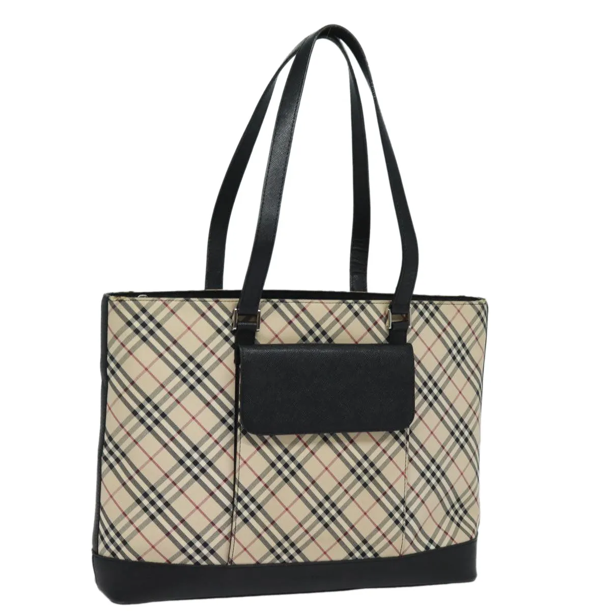 BURBERRY Nova Check Tote Bag Canvas Beige  81323