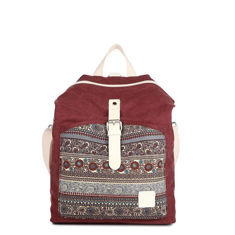 Canvas Casual Backpacks For Women