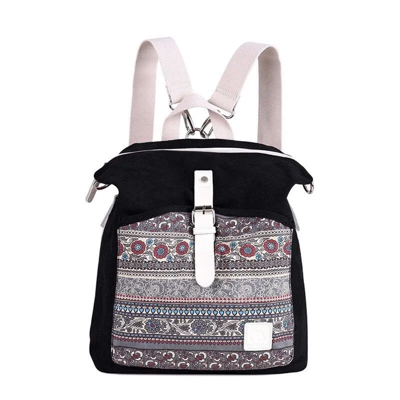 Canvas Casual Backpacks For Women