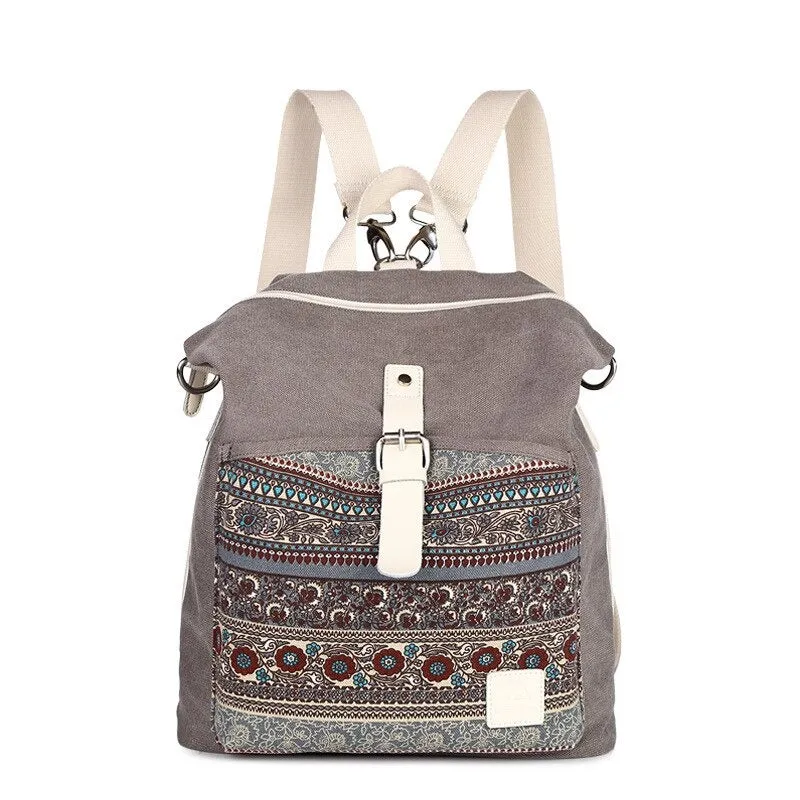 Canvas Casual Backpacks For Women