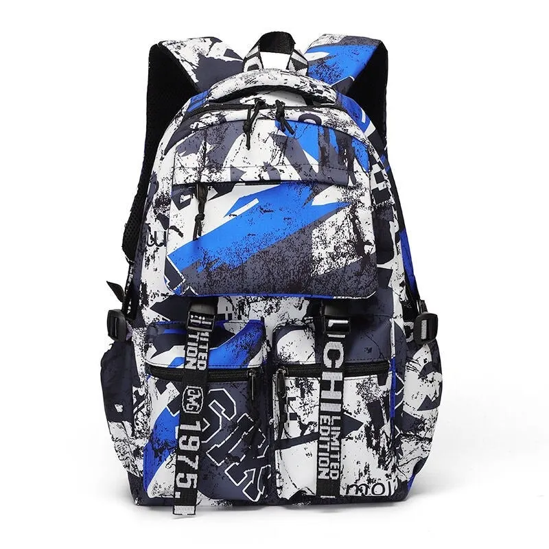 Canvas Letter Printing Backpacks For Women