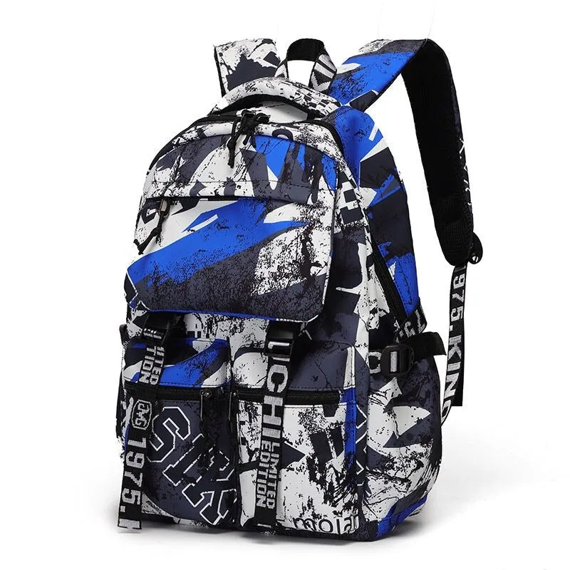 Canvas Letter Printing Backpacks For Women