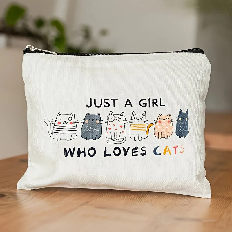 Cute Cat Makeup Bag Perfect Gift for Cat Lovers