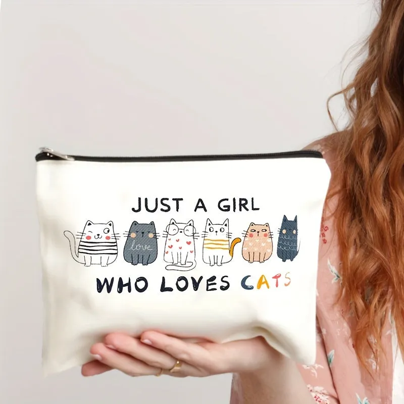 Cute Cat Makeup Bag Perfect Gift for Cat Lovers