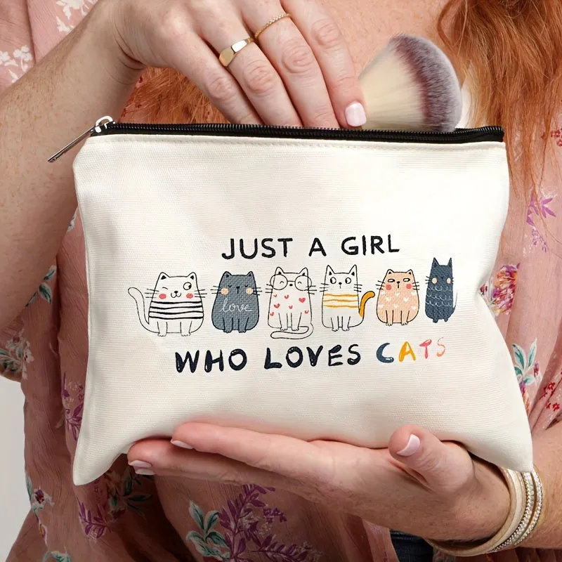 Cute Cat Makeup Bag Perfect Gift for Cat Lovers