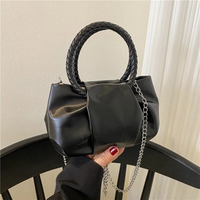 Darianrojas Fashion Luxury Handlebags for Women Trend Crossbody Bags Armpit Bag Shopping Chain Shoulder Bags Dumpling Handbag Female