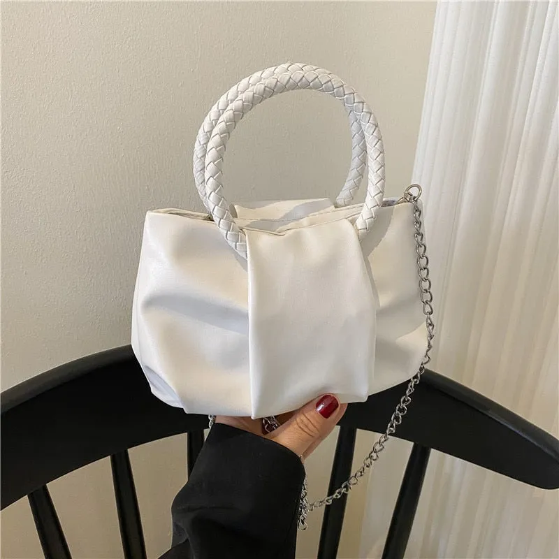 Darianrojas Fashion Luxury Handlebags for Women Trend Crossbody Bags Armpit Bag Shopping Chain Shoulder Bags Dumpling Handbag Female