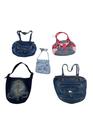 Denim likewise Stylish Unique Bags - 8 pcs - 24/9/24