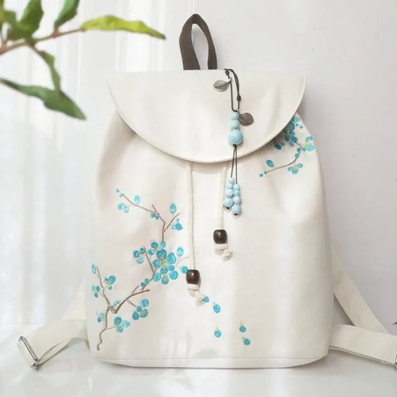 Designer Canvas Backpack For Women