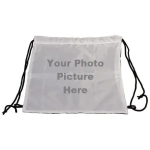 Drawstring Backpack/Backsack with Photo Picture Front