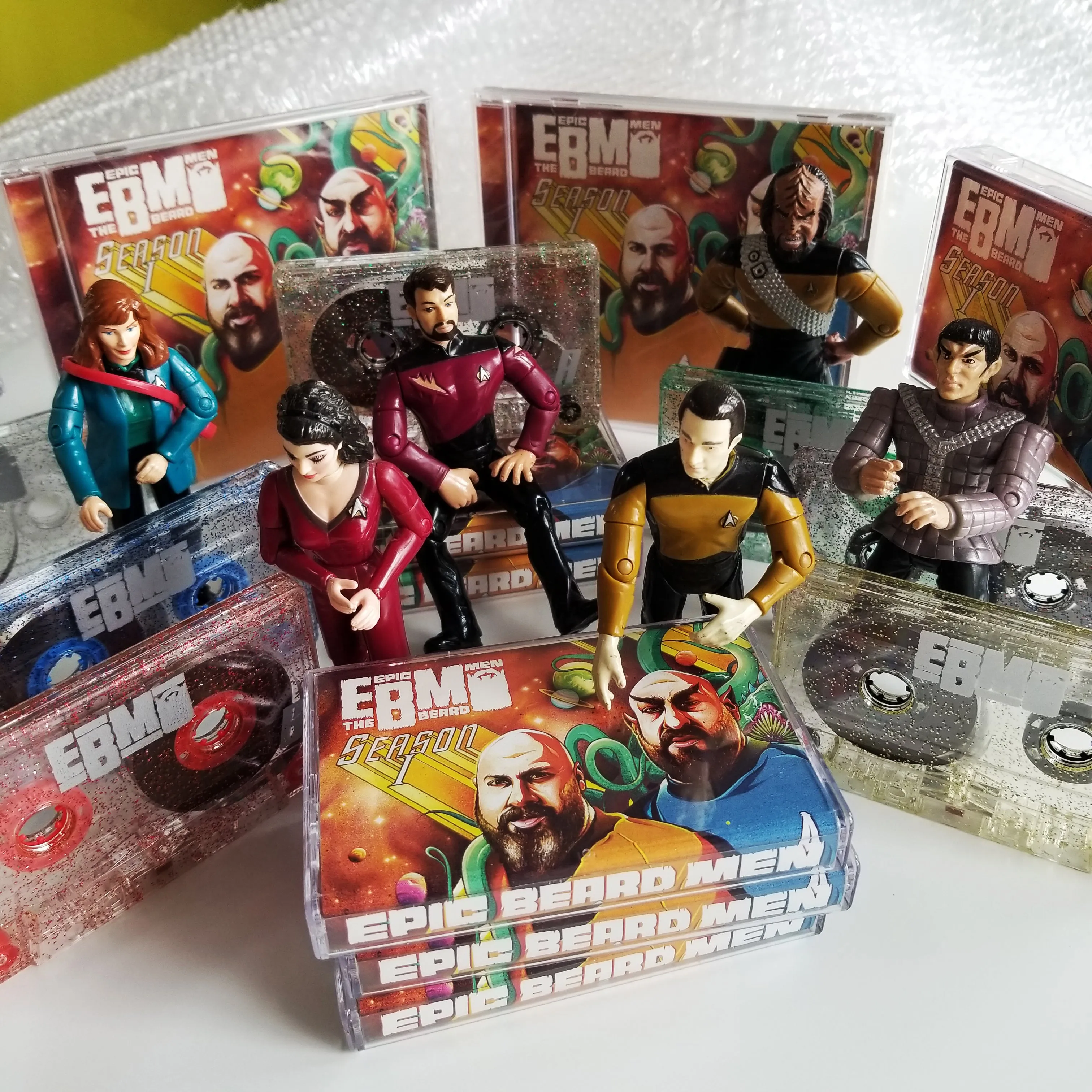 Epic Beard Men - Season 1 PHASER BEAM GLITTER Cassette Extras