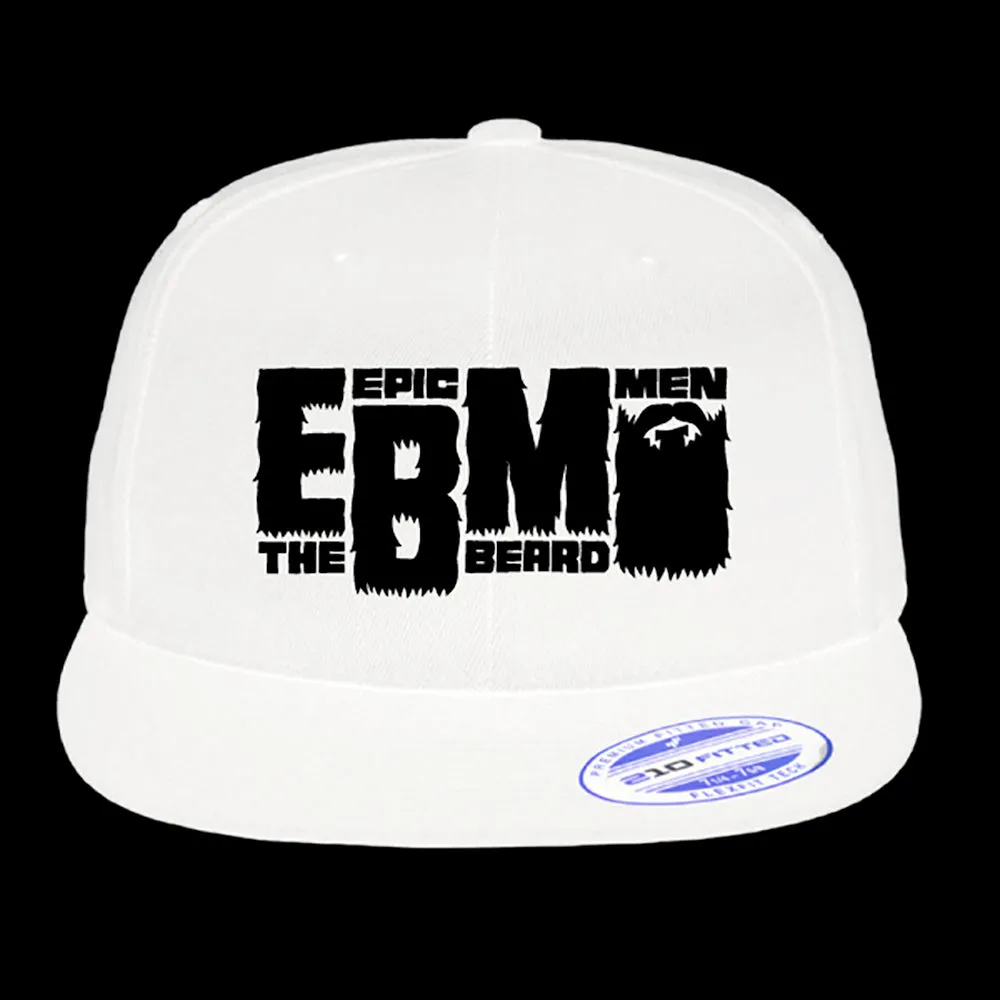 Epic Beard Men WHITE Snapback