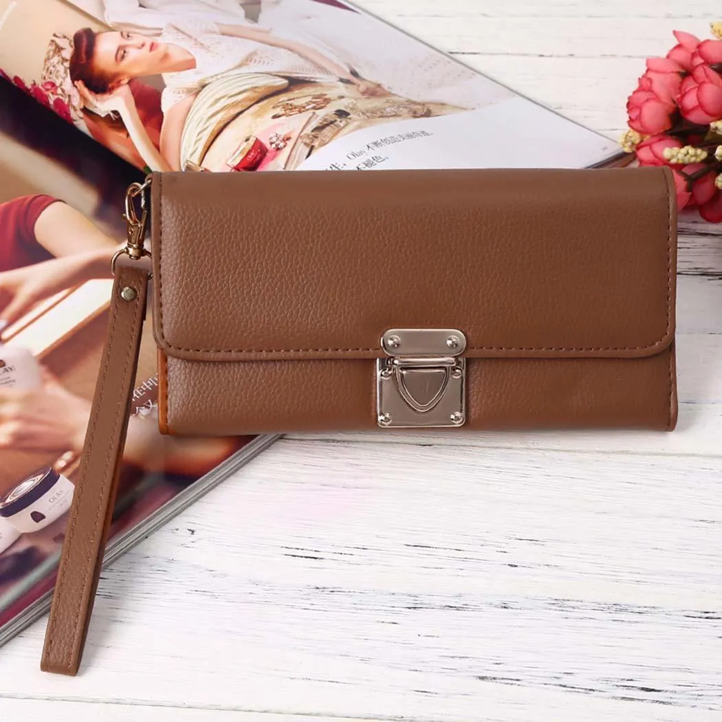 Fashion New Women Synthetic Leather Wallet Bag Handbag Tote Purse