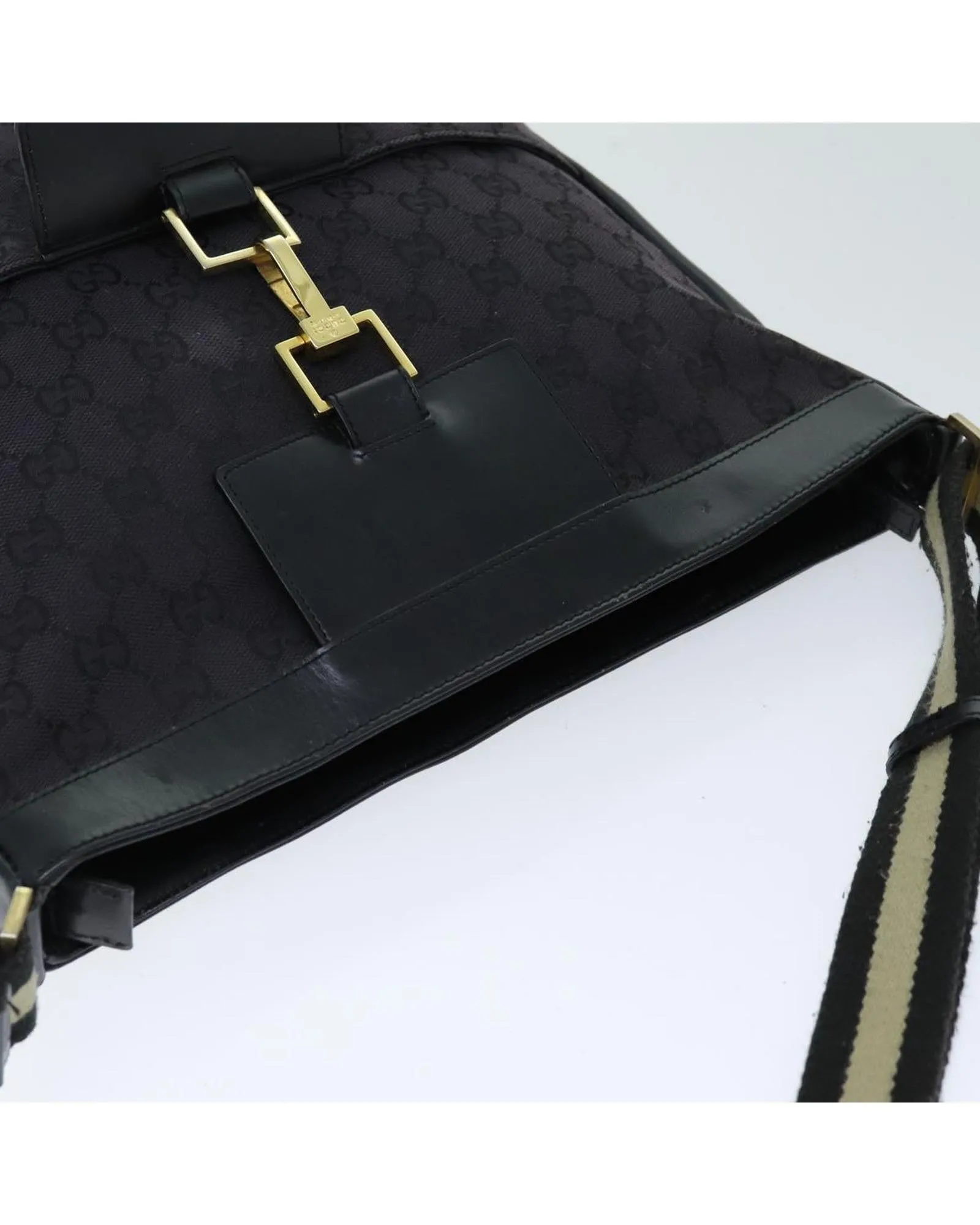 GG Canvas Shoulder Bag with Shoulder Drop 44cm