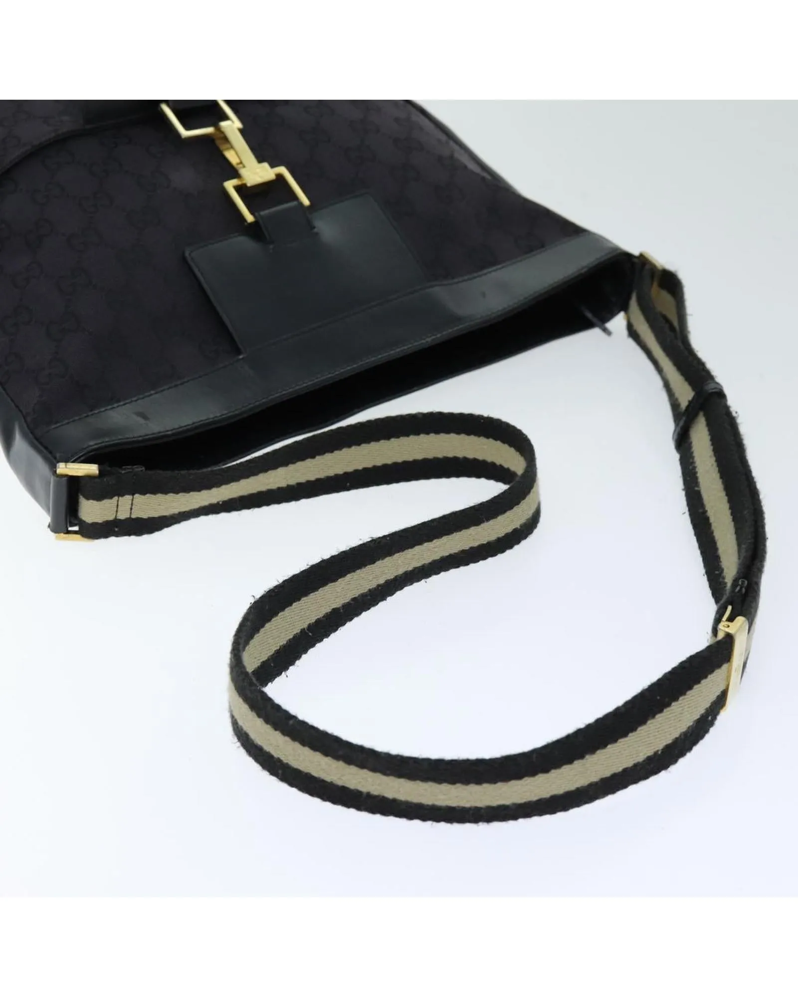 GG Canvas Shoulder Bag with Shoulder Drop 44cm