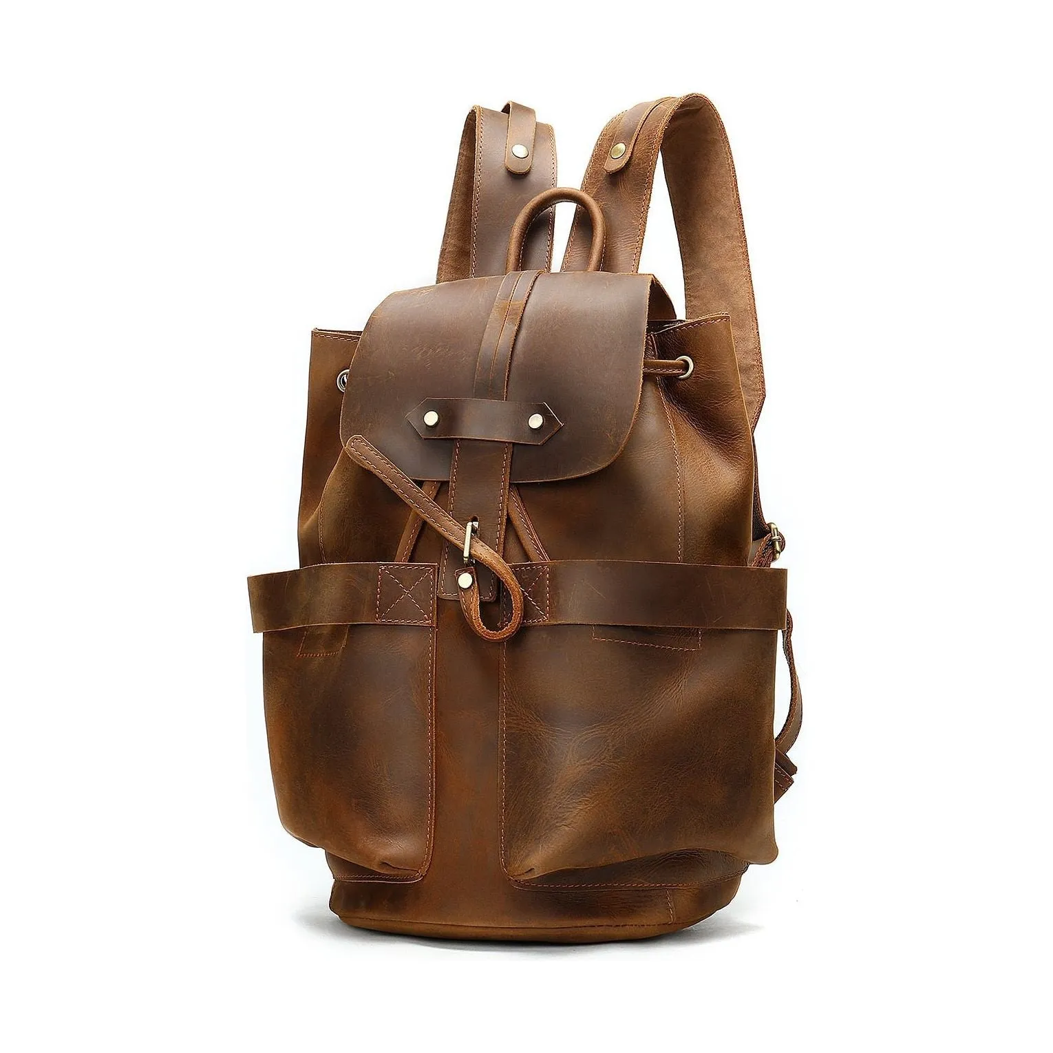 GlamLeather Vintage Softback Backpack