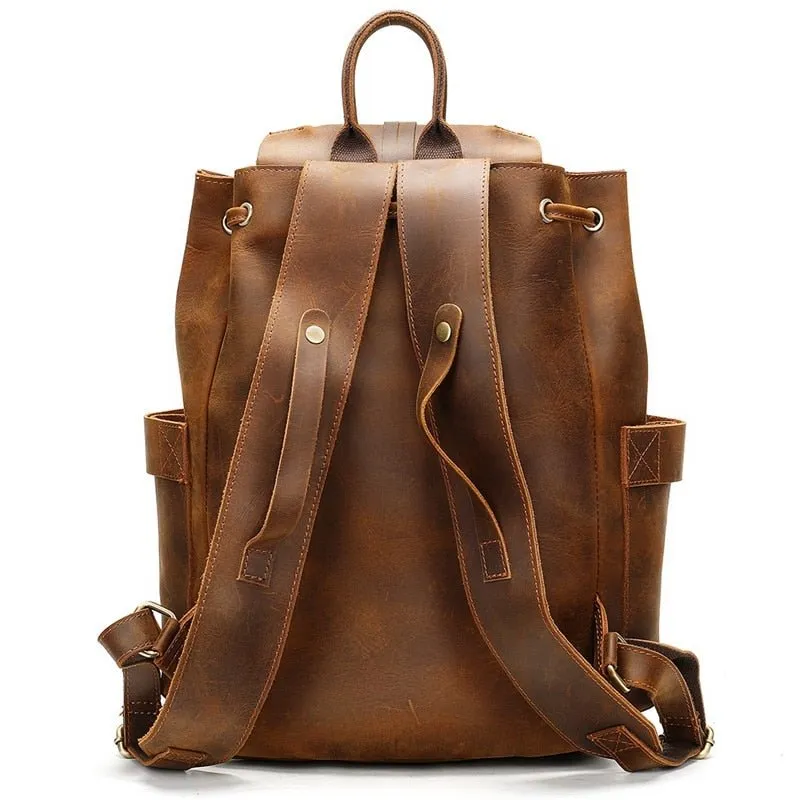 GlamLeather Vintage Softback Backpack