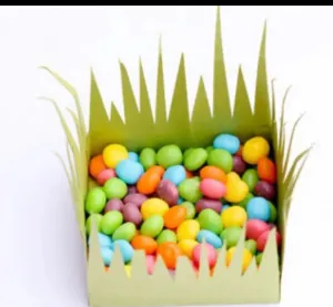 Green Easter Basket Bunny Bags / Bucket x 20 pc