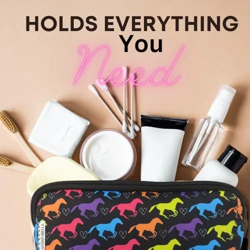 Horse Cosmetic Bag