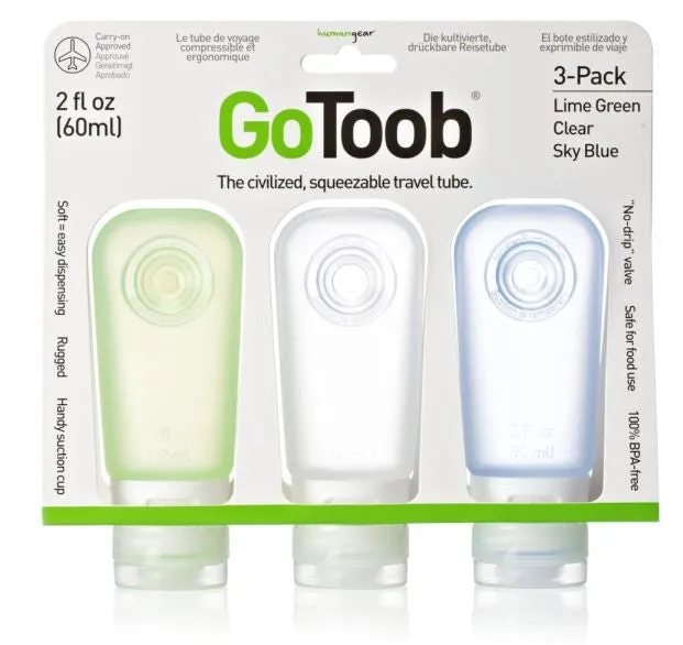 Humangear GoToob 55mL (pack of 3)