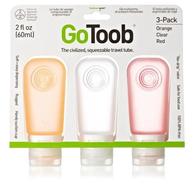 Humangear GoToob 55mL (pack of 3)