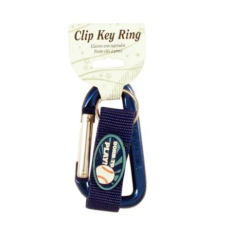 Hy-ko Products Baseball C-Clip Lanyard Blue