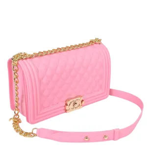 Jelly Embossed Shoulder Bag