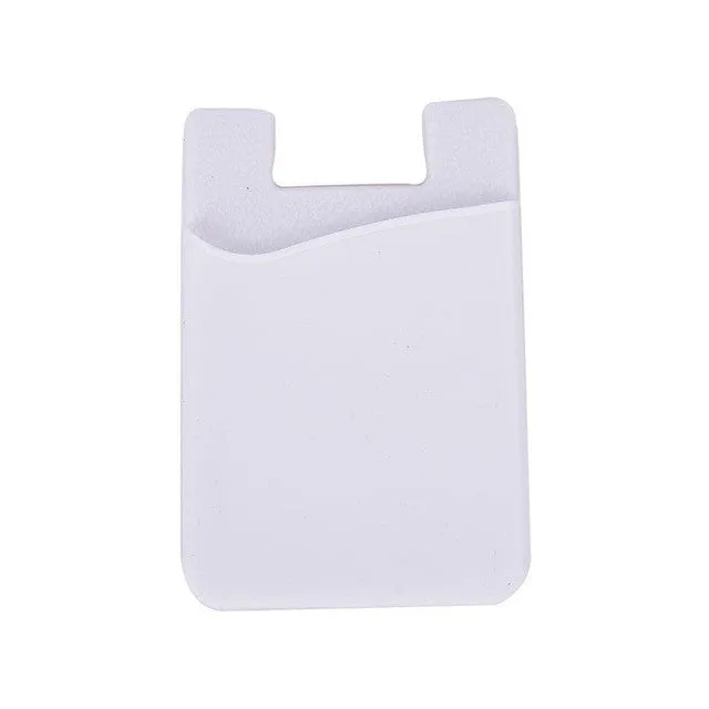 JETTING 2017 Hot Sale Fashion Adhesive Sticker Back Cover Card Holder Case Pouch For Cell Phone