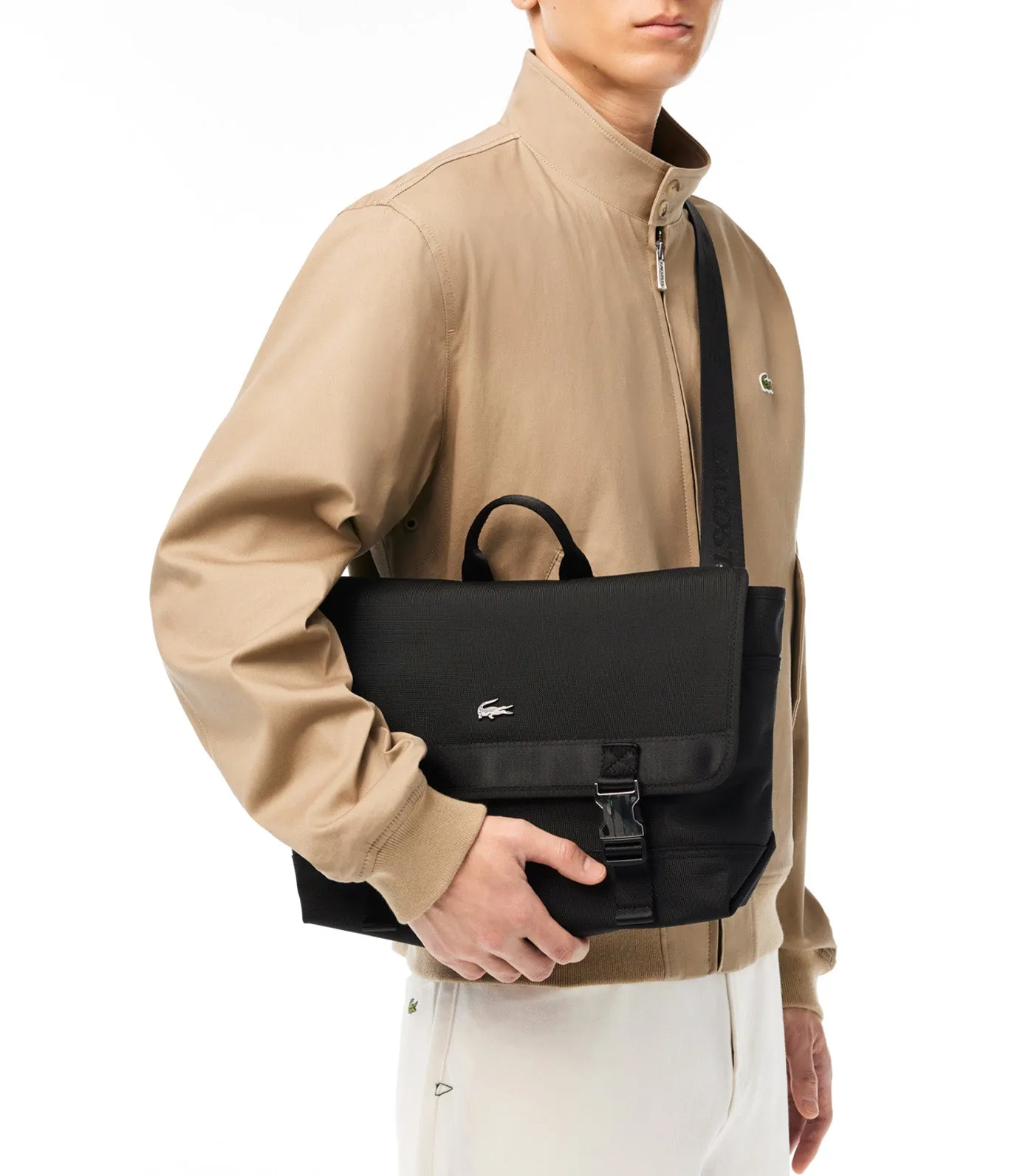 Kome Shoulder Bag With Ipad Pocket Noir