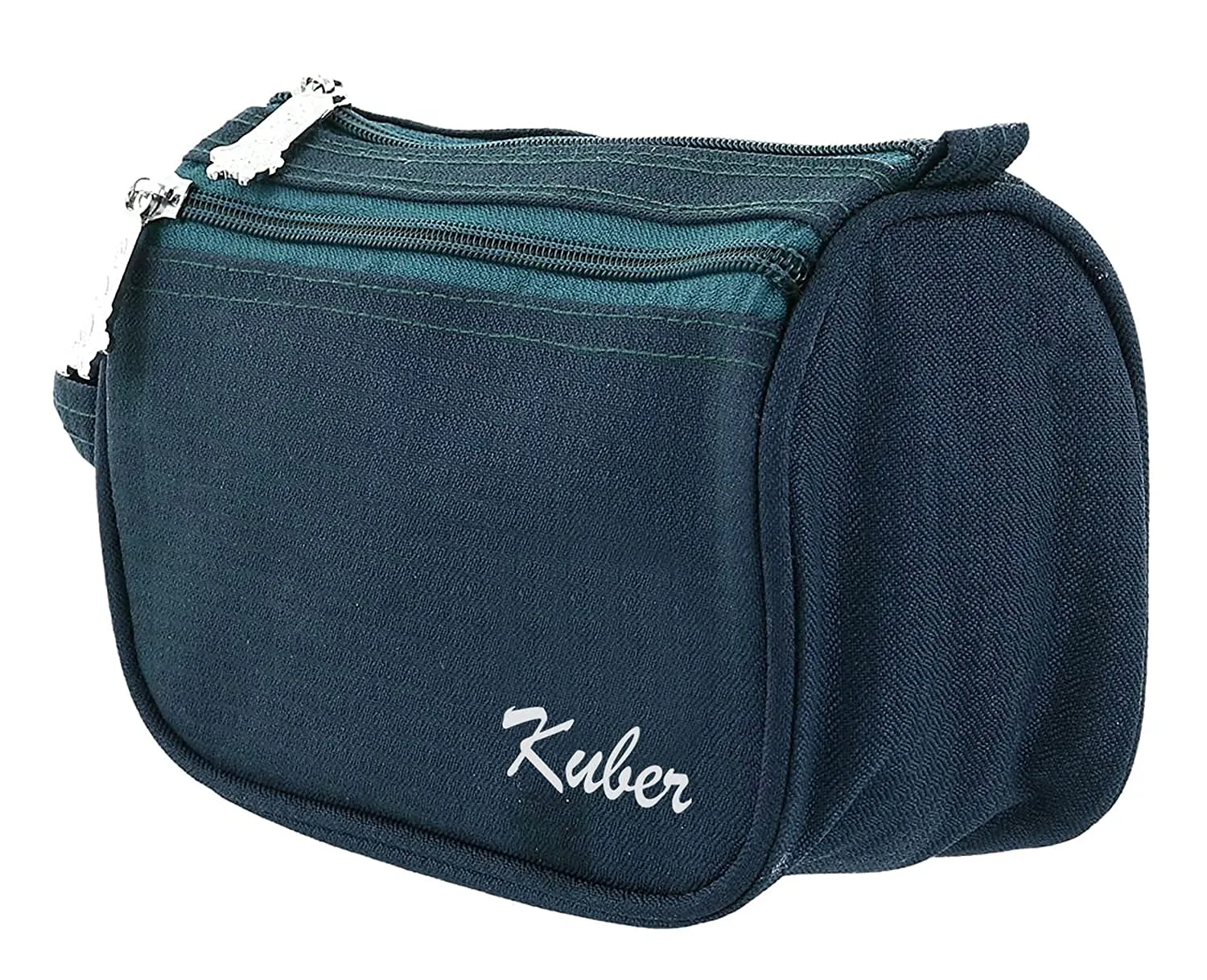 Kuber Industries Men's Toiletry Bag Canvas Travel Toiletry Bag Dopp Kit for Men Shaving Bag for Travel Accessories (Navy Blue)-KUBMART11927