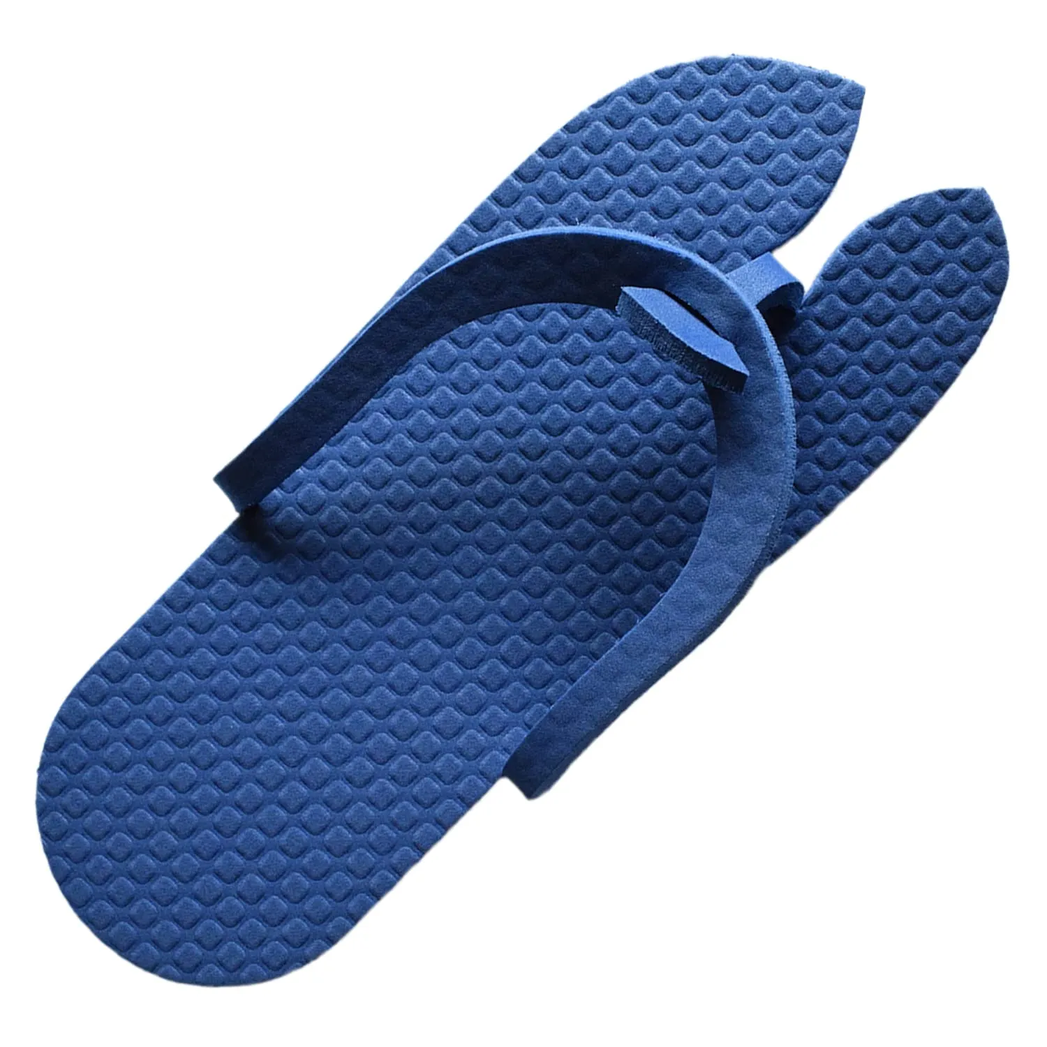 Kuber Industries Rubber Bathroom Slipper For Men & Women 2 Pair (Blue) 54KM4205