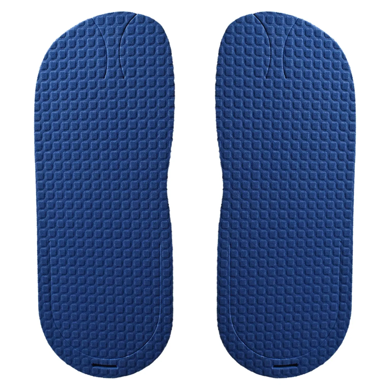 Kuber Industries Rubber Bathroom Slipper For Men & Women 2 Pair (Blue) 54KM4205