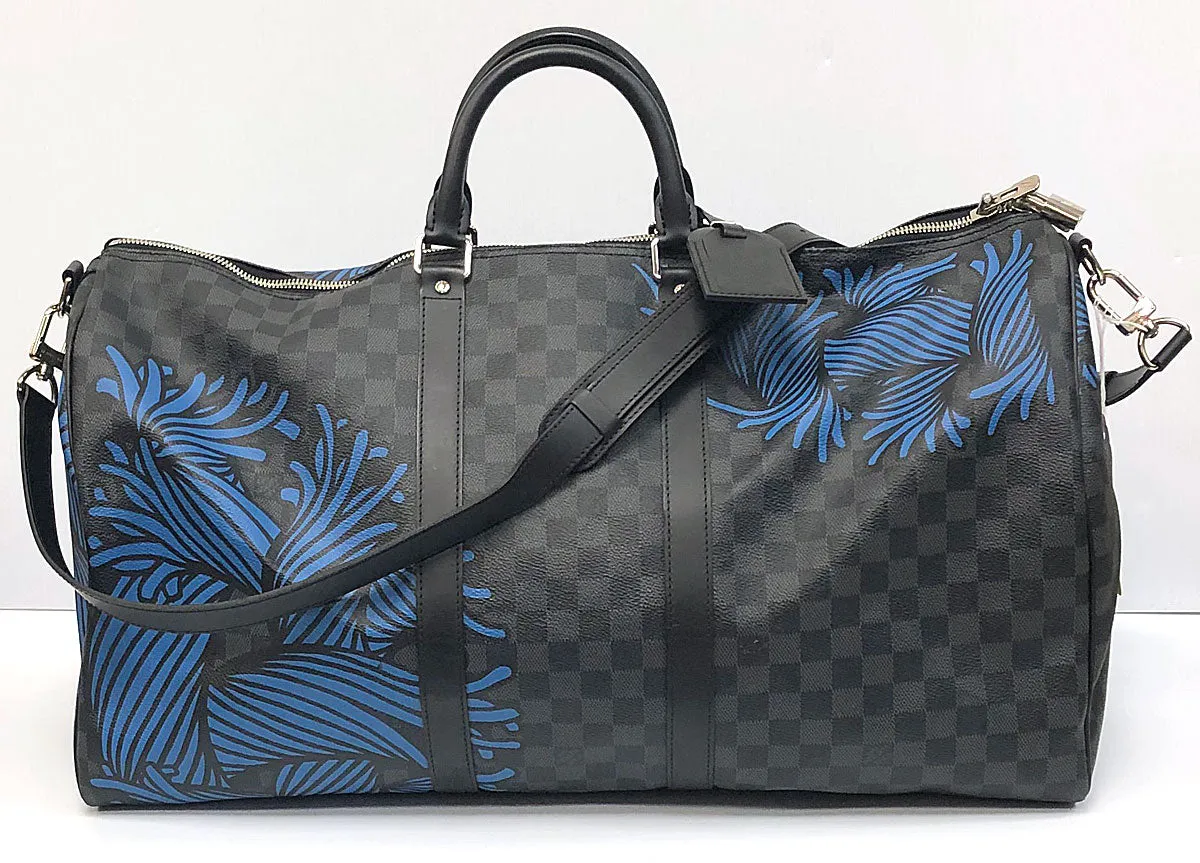 Louis Vuitton Keepall Bandouliére 55 Christopher Nemeth Limited Edition