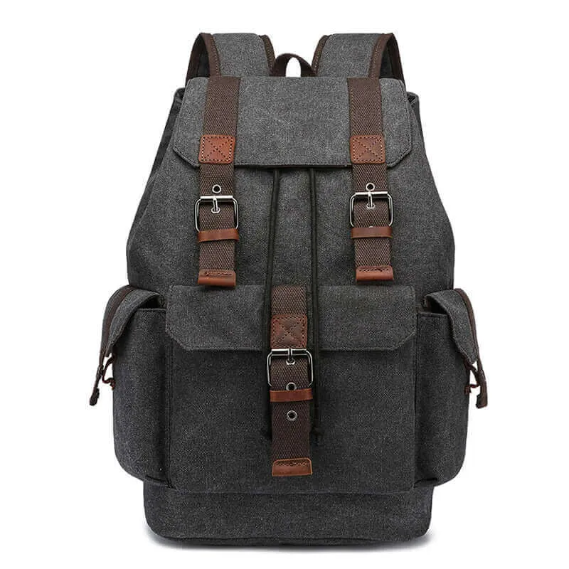 Men's Canvas Laptop Backpack - Fits 15.6 Inch