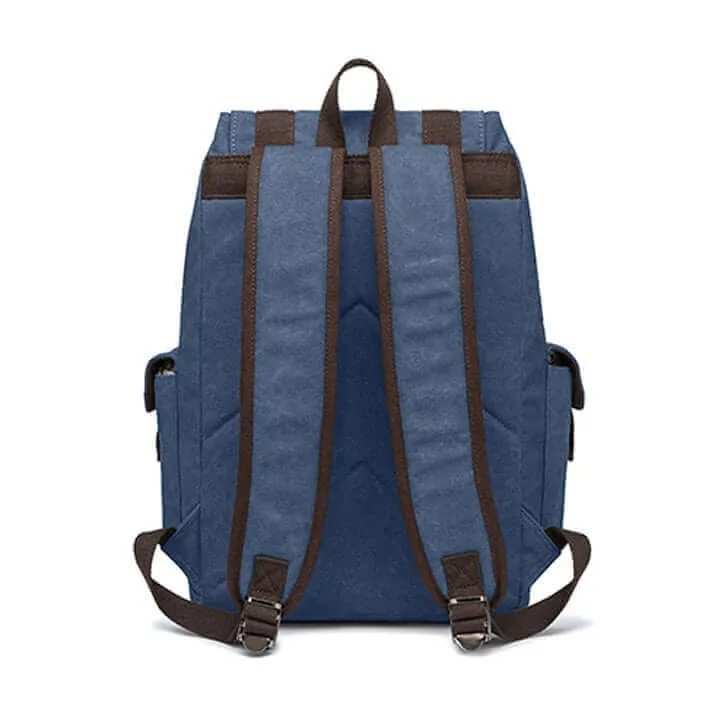 Men's Canvas Laptop Backpack - Fits 15.6 Inch