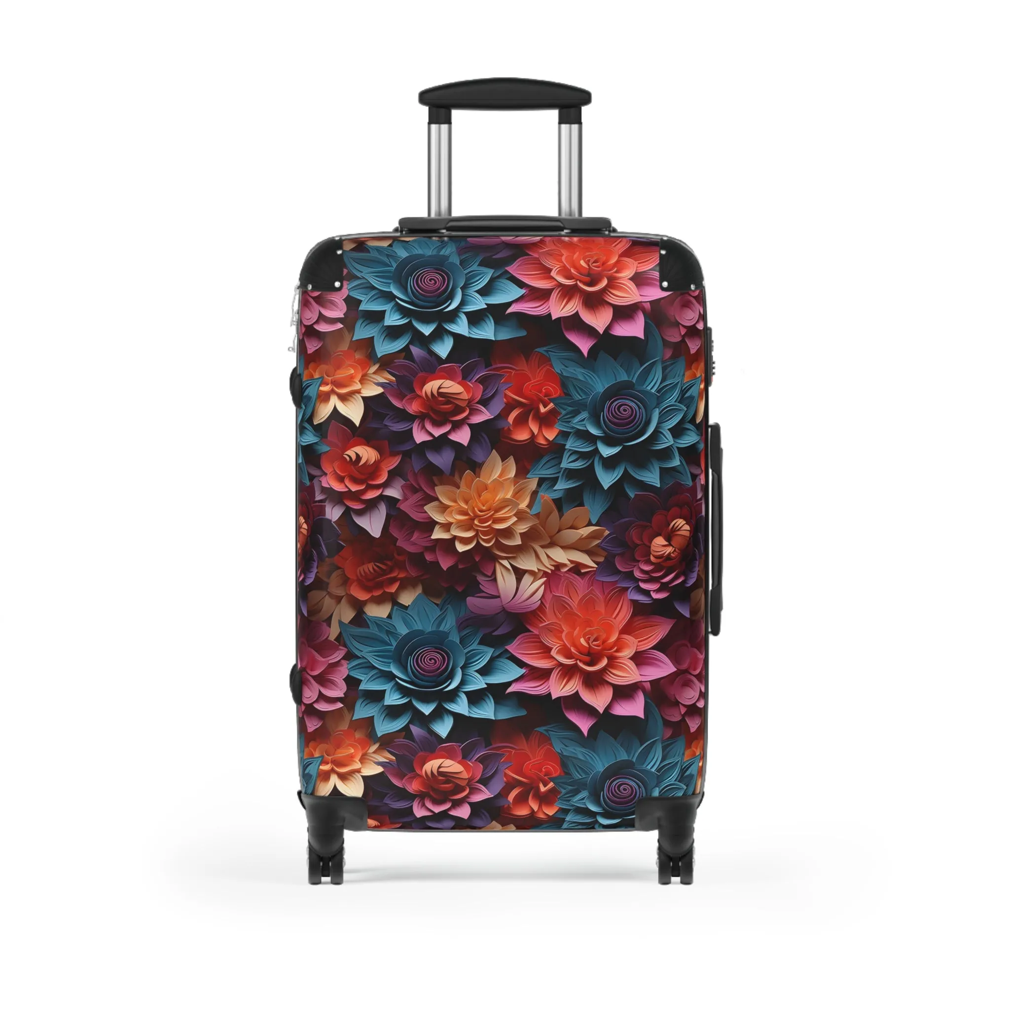 Multicolor Floral Suitcase