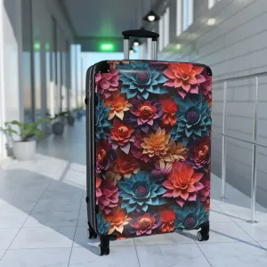 Multicolor Floral Suitcase