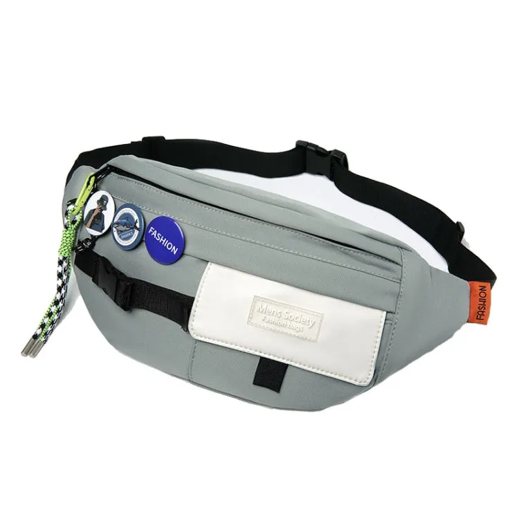 Multifunctional Chest Bag Shoulder Messenger Bag, Model: Green Badge Lanyard